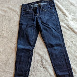 Women's 29T Toothpick J. Crew Dark Wash Jeans